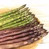 春どりアスパラ極太3Ｌサイズ(ｸﾞﾘｰﾝ・ﾊﾟｰﾌﾟﾙ)【5月お届け】
