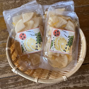 彩の国のかぶを使用したハチミツ柚子風味のかぶの漬物　2袋