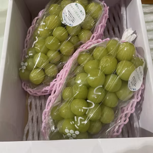 (5セット限定)【福岡・田主丸産】シャインマスカット（大房）約４ｋｇ　４～５房