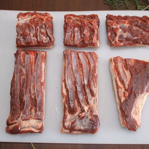 猪・バラ+ロースなどのブロック肉（湯ムキ皮付）（L）