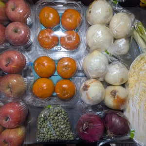 野菜類と果物の詰め合わせ