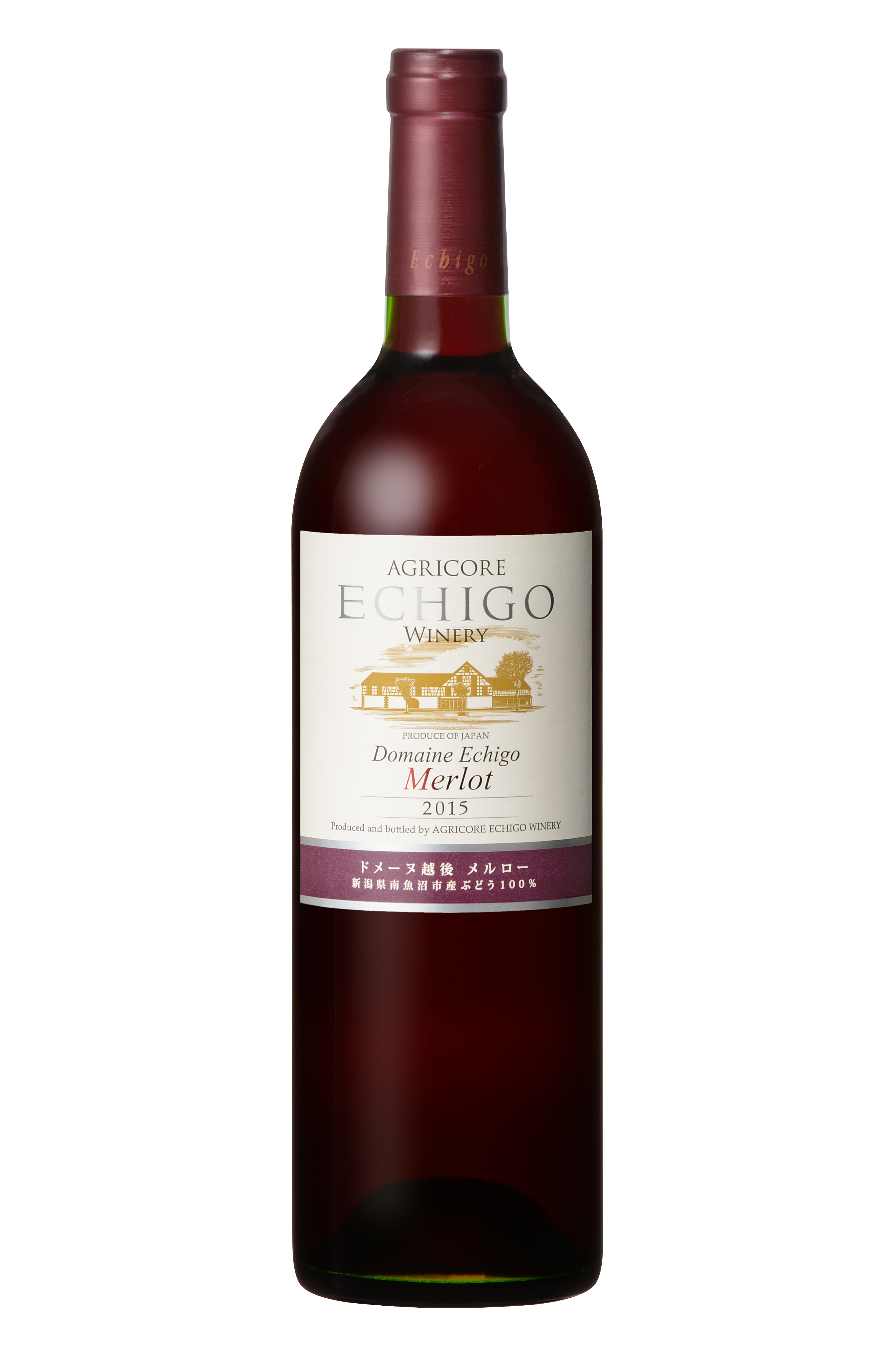 ドメーヌ越後メルロー(赤)750ml 750ml 1本