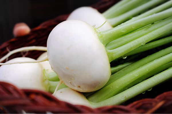 【数量限定】葉っぱも食べよう！ハウスで育てたやわらかい小かぶ♪