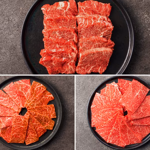 【ギフト】お手軽３種 焼肉セット（カルビ・イチボ・カタサンカク）熨斗対応可