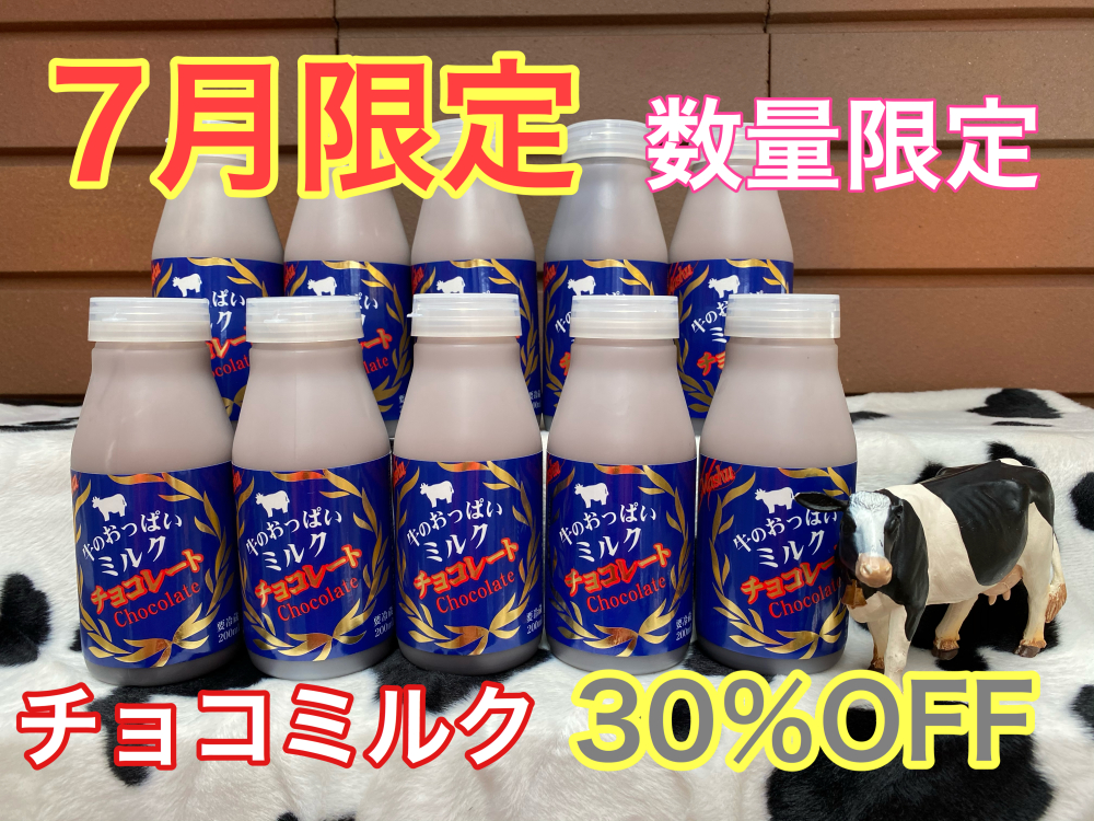 牛のおっぱいチョコレートミルク 10本 15本 本セット 農家漁師から産地直送の通販 ポケットマルシェ