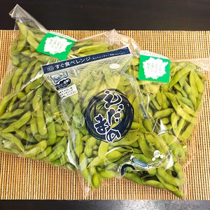 プリプリ枝豆！味自慢 ●〇たっぷり1250グラム〇●朝採れ枝豆　②