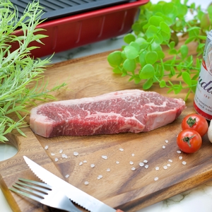鹿児島大学共同研究！和牛サーロインステーキ400g自家産飼料のみのグラスフェッド