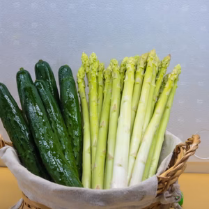 佐瀬農園のアスパラときゅうりの夏セット