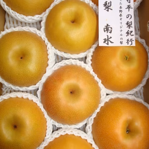「南水梨」贈答用 　ご好評販売中　長野県オリジナルの梨　贈答3キロコース