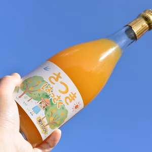搾りたて★ジュースでいつでもあの味を！爽やかで濃厚★さつき八朔100％ジュース