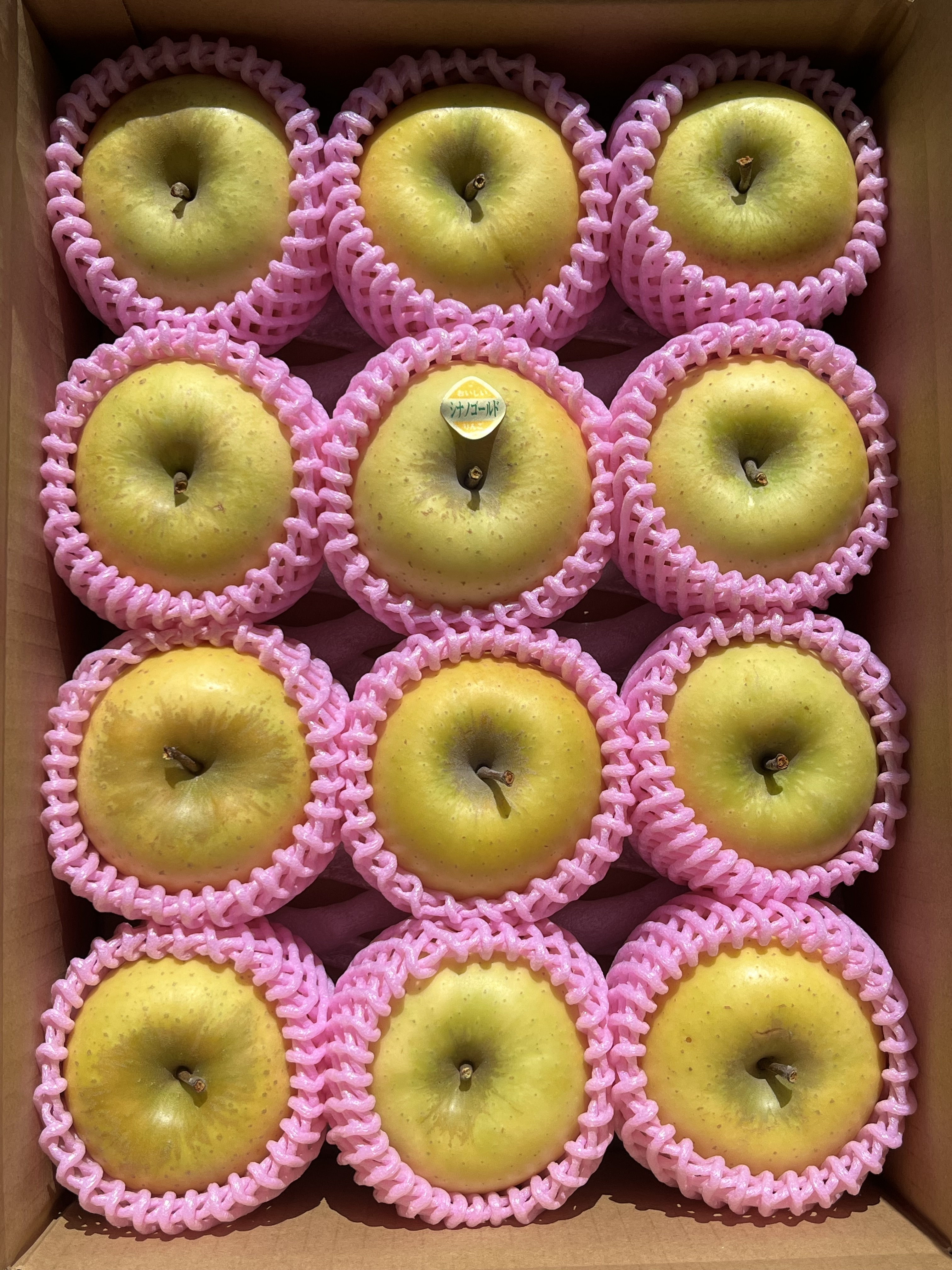 シャキシャキ!サクサク!小玉 食べきりサイズ♪シナノゴールド 約3kg〜 小玉ゴールド3kg箱 11〜15個入り