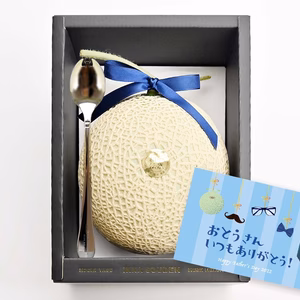 早割価格！【父の日ギフト】「マスクメロン厳選品」1玉箱入りｙ