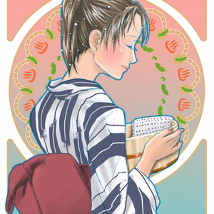 枝豆三姉妹 長女「湯上り娘」