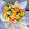【父の日ギフト】天使のバラマジカルブーケMサイズ(黄オレンジ系)