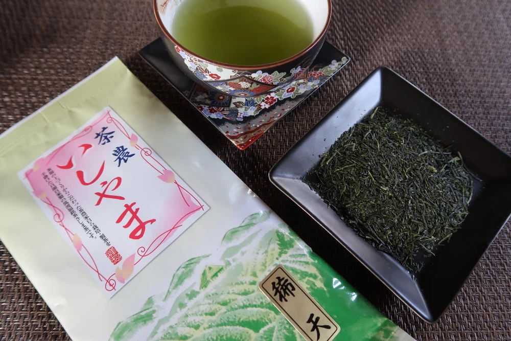《石山製茶の一番人気！》濃くまろやか五代目の味『稀天』100ｇ