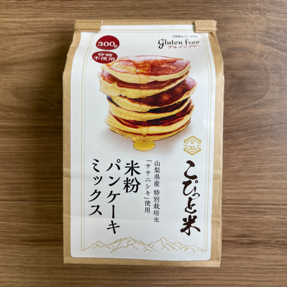 グルテンフリー！【米粉パンケーキミックス】300g×4袋｜加工食品の商品