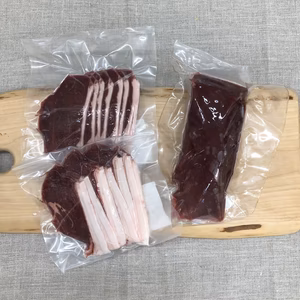 【猪肉と鹿肉】お試しジビエセット！焼肉BBQに♪