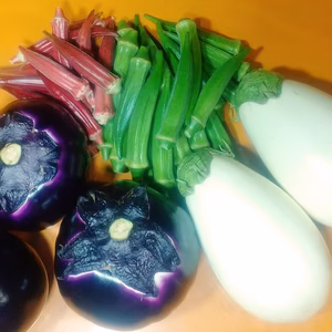 【赤オクラmix】オクラ＆とろける食感ナスセット(とろーり旨なす&ビステッカ)