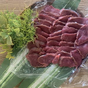 【巣ごもり応援】長浜産　鹿肉スライス 500g