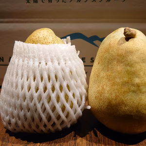 信州麻績村産の洋ナシ！トロッとした果肉に溢れる香り！