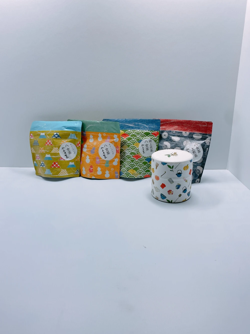 ギフトBOX 八女煎茶・ティーバッグ・缶　詰め合わせ（茶具）