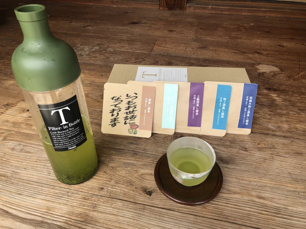 フィルターインボトル　深蒸し茶（10ｇ×５種）