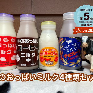 牛のおっぱいミルク4種類セット