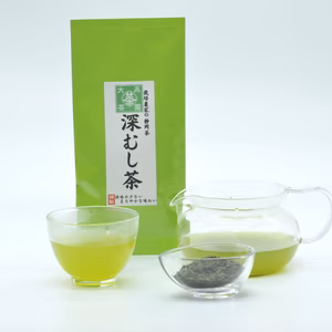 【食後にも休憩時にも】静岡一番茶やぶきた深むし煎茶【中】　100g平袋入