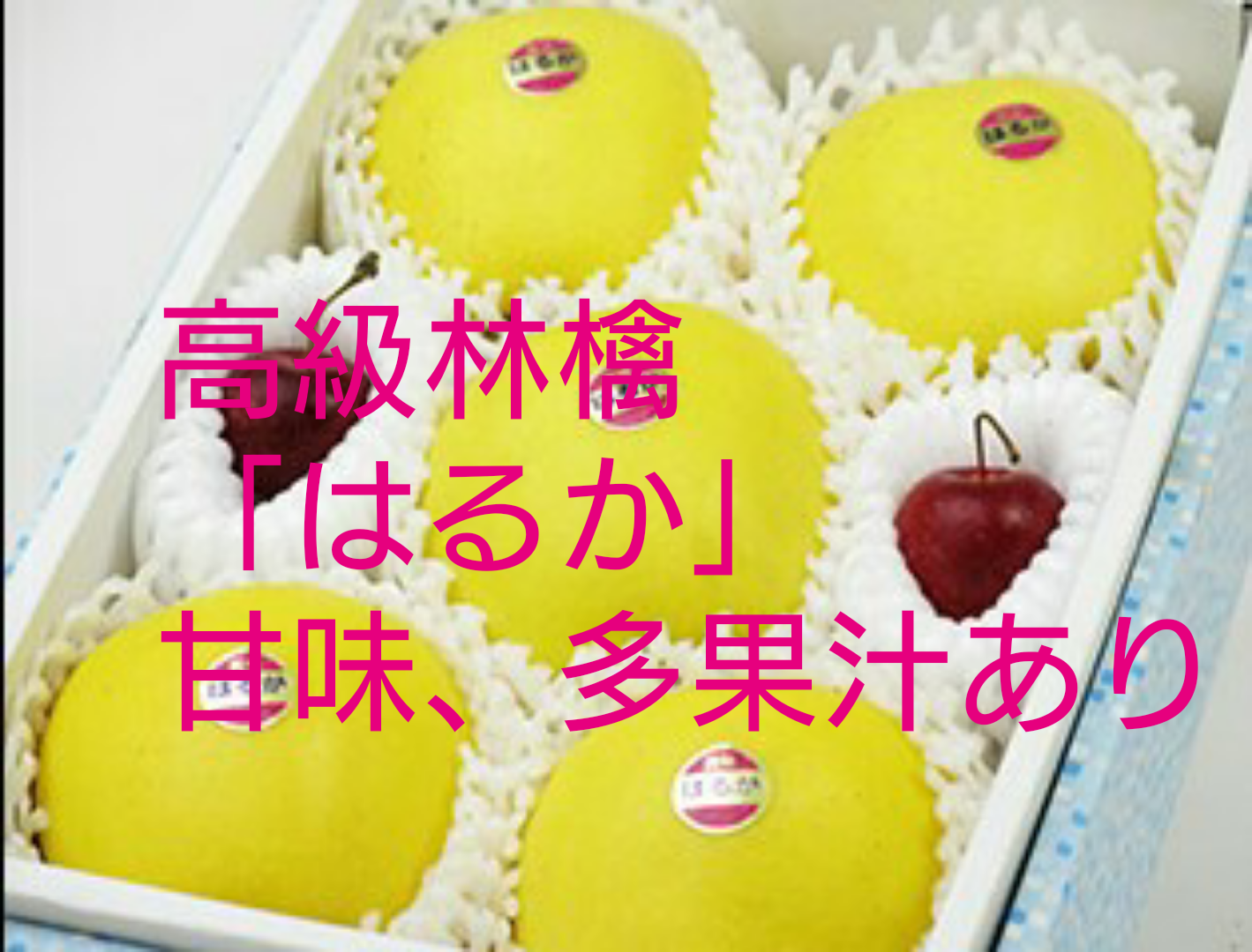 滝沢市発祥の高級林檎「はるか」贈答用5玉入り 1箱5個