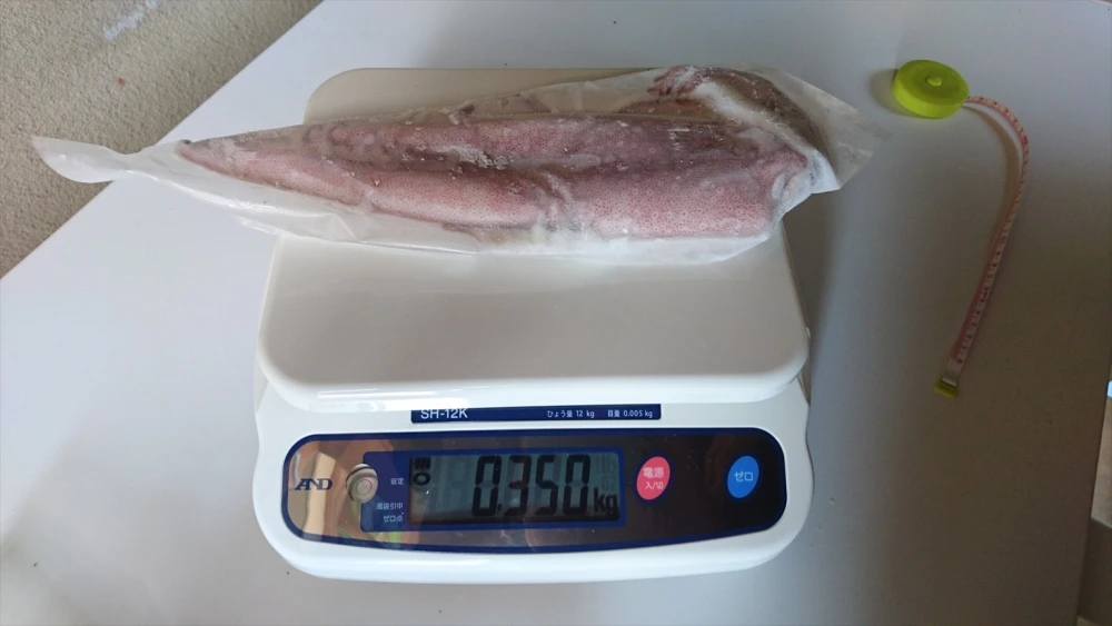 【鮮度勝負！】ケンサキイカ「墨ぬき」活イカ-60度急速冷凍品（赤イカ・白イカ）