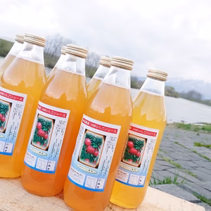 元祖ふじ　オリジナルりんごジュース！！