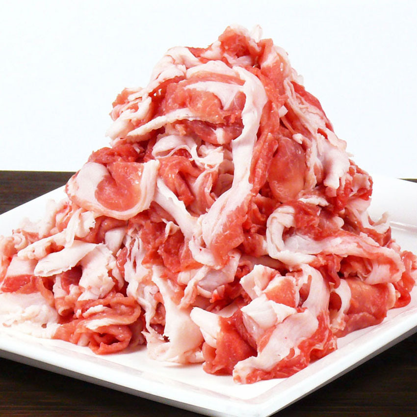 伊豆沼豚 切り落とし 500gパック 1kg(500g×2)