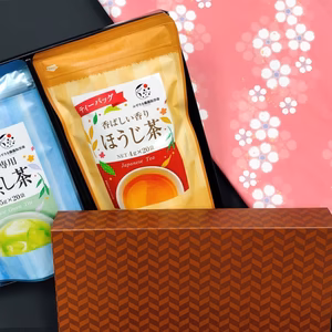 【年内発送27日注文まで】＜箱入り＞ティーバッグ2種セット【ピンク色包装紙】