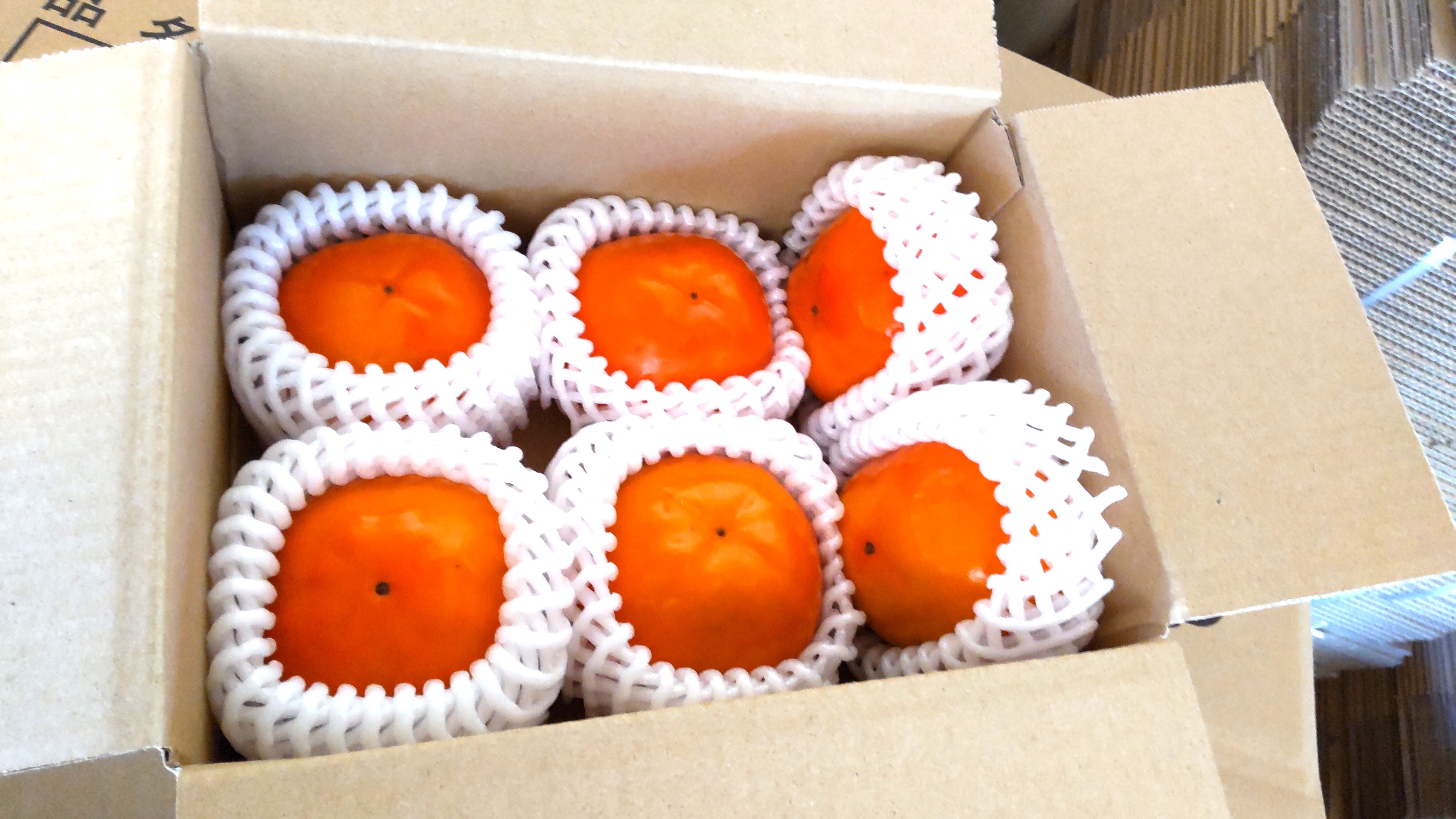 希少品種の完全甘柿 陽豊 (家庭用 12個)｜柿の商品詳細｜ポケット