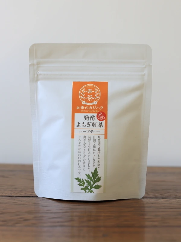 【農薬不使用　和紅茶】発酵よもぎ紅茶(ティーバッグ)