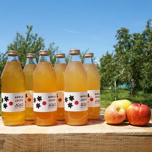 減農薬特別栽培りんごの無添加ジュース 100%ストレート 品種：ふじ
