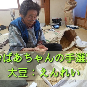 おばあちゃんの手選別・大豆　えんれい　新潟県魚沼市・中田農産