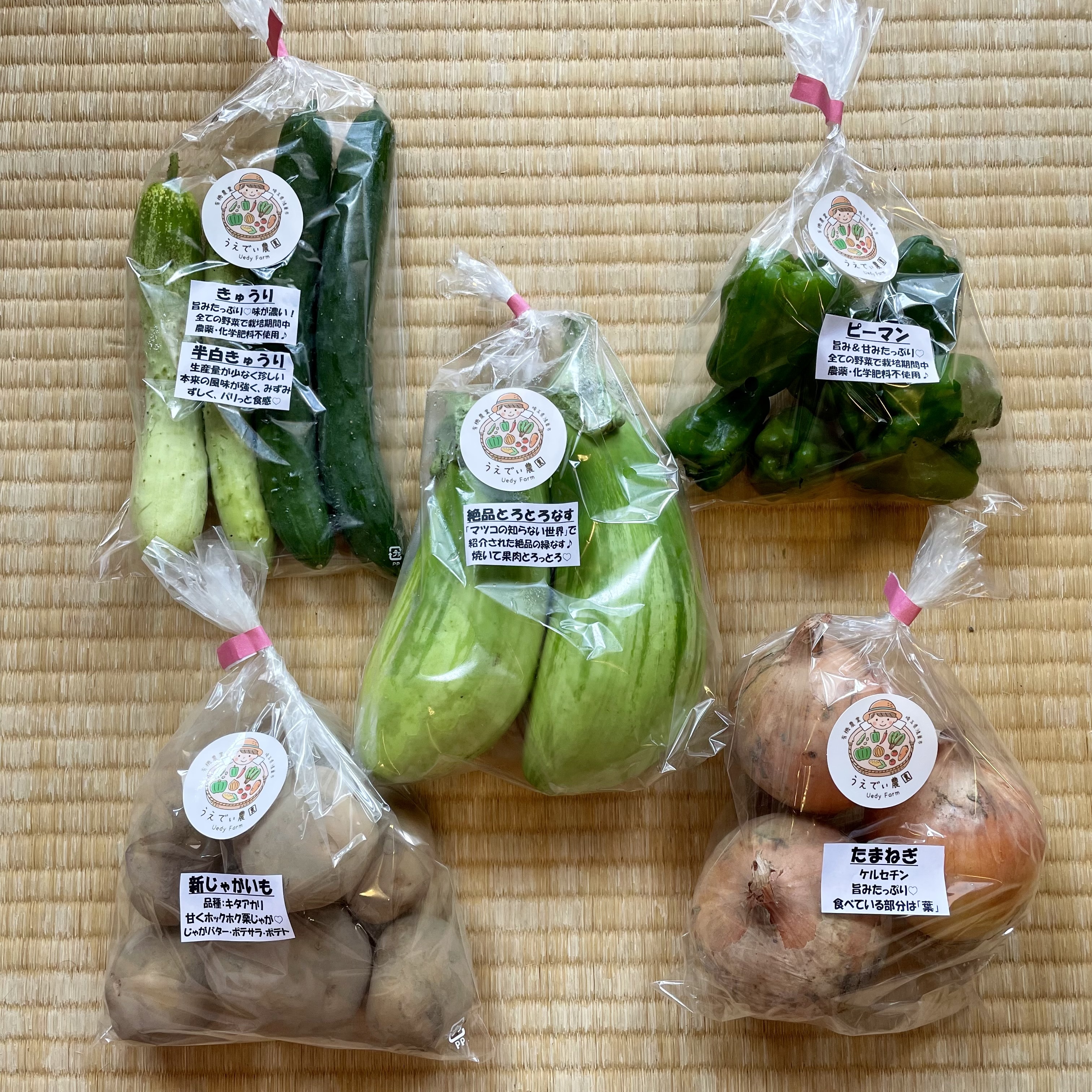 濃甘！野菜セット農薬・化学肥料不使用♪個包装｜野菜セットの商品詳細