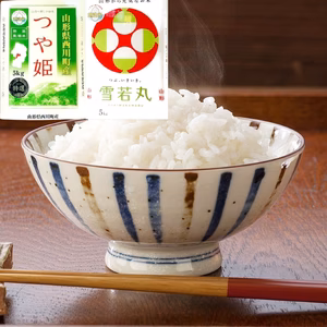 オススメ∽つや姫＋雪若丸 各5kg 特別栽培米 無洗米 令和6年山形産