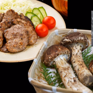 【福袋2025】福袋限定！スライス松茸冷凍＆味付鹿肉セット