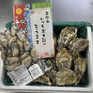 【夏ギフト】7月発送メッセージ承ります♪糸島牡蠣2キロ&むき身牡蠣