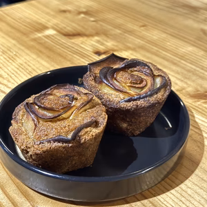 花びらの姿【りんごのカップケーキ】