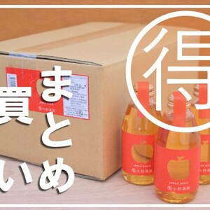 【お得7200円⇒5760円】りんごジュース（ストレート）200ml24本セット
