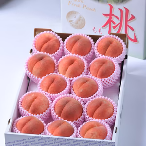 A5 「贈答用 桃 大玉 ５㎏」（12～18玉入り）