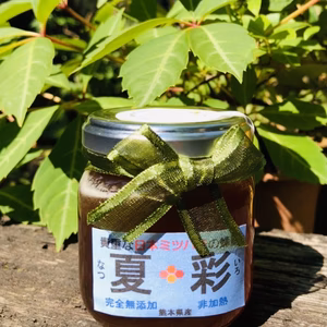 【5周年福袋】日本ミツバチ純粋はちみつ【夏彩】無添加　非加熱　ハニーディッパー付