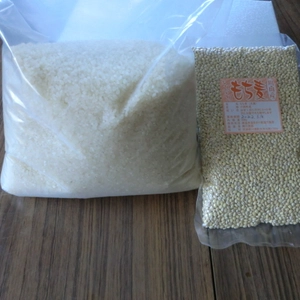 R３年産新米ともち麦のセット