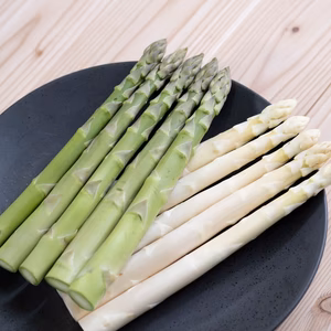 【北海道上富良野産】２種類を食べ比べ♪ホワイト＆グリーンアスパラ 2L 800g