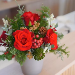 クリスマスのアレンジメント