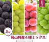 4M-2 花笑み農園　岡山特産4種MIX『ピオーネ・シャイン＋厳選2種』約2kg