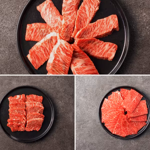 【お試しBOX】[～12/7まで] 里山牛いろいろ焼肉３種 食べ比べセット